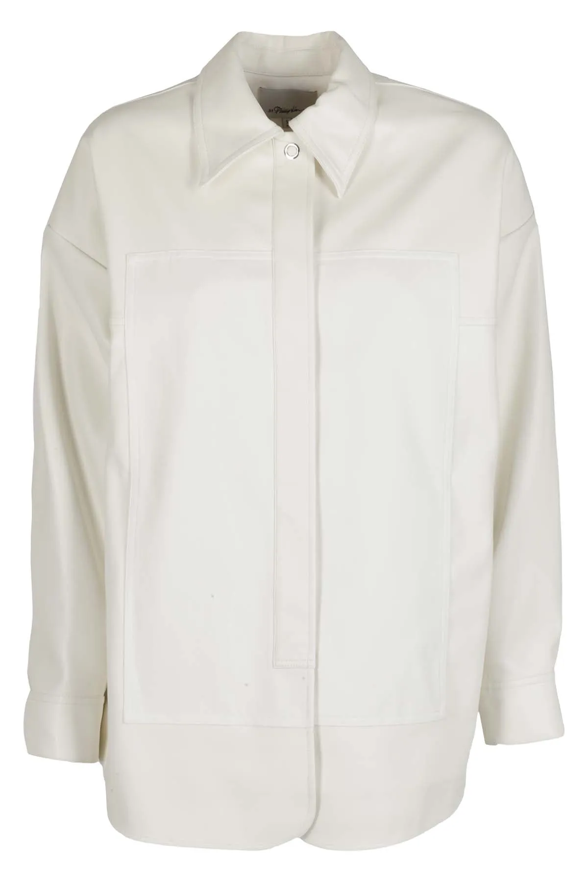 3.1 Phillip Lim Buttoned Curved Hem Shirt Jacket