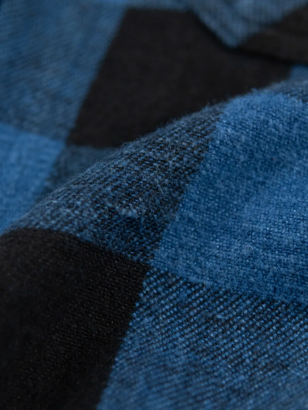 3sixteen Crosscut Flannel Indigo Buffalo Plaid