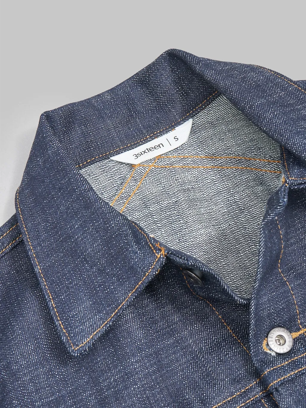 3sixteen DJ-102xn  20th Anniversary Natural Indigo Type 3s Denim Jacket