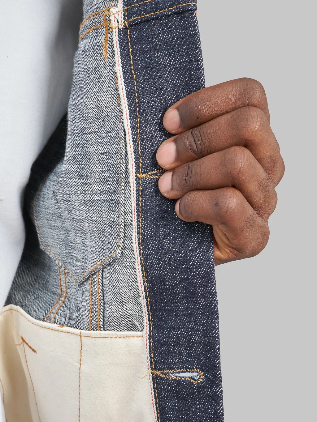 3sixteen DJ-102xn  20th Anniversary Natural Indigo Type 3s Denim Jacket