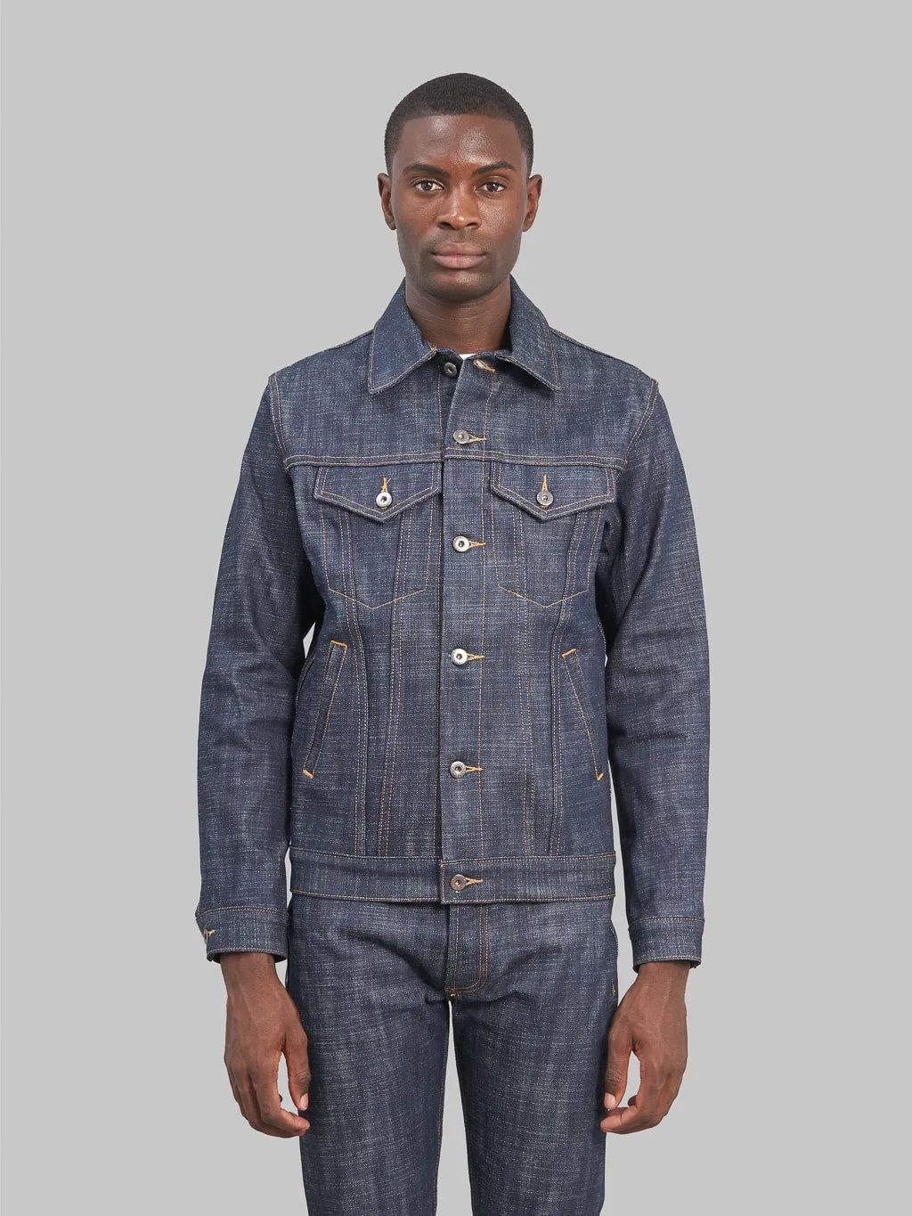 3sixteen DJ-102xn  20th Anniversary Natural Indigo Type 3s Denim Jacket
