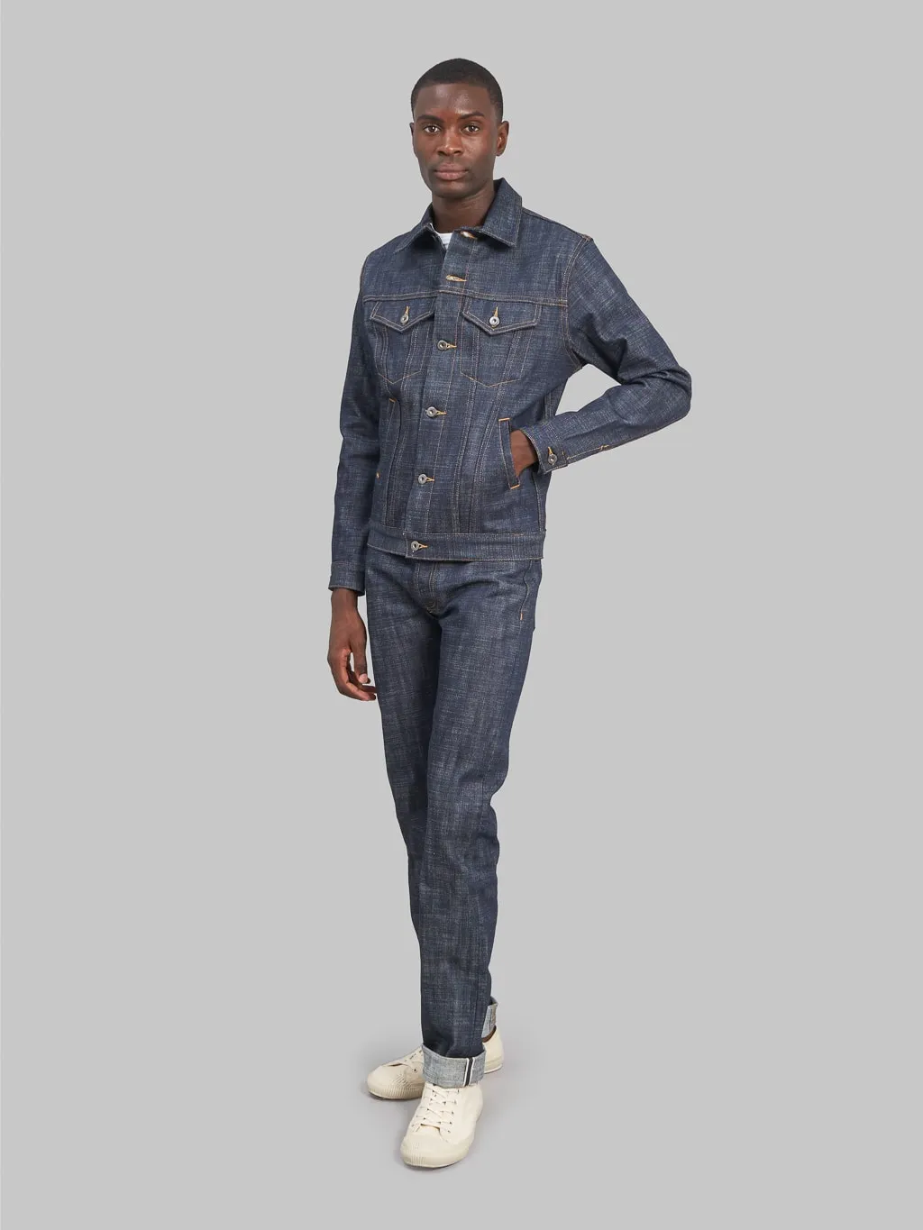 3sixteen DJ-102xn  20th Anniversary Natural Indigo Type 3s Denim Jacket