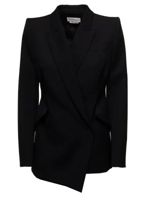 Alexander McQueen Double-Breasted Asymmetric Jacket
