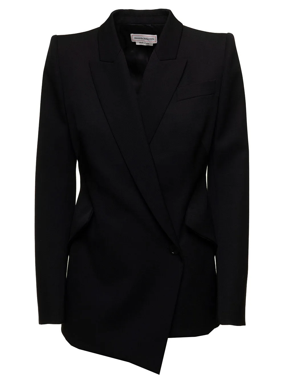 Alexander McQueen Double-Breasted Asymmetric Jacket