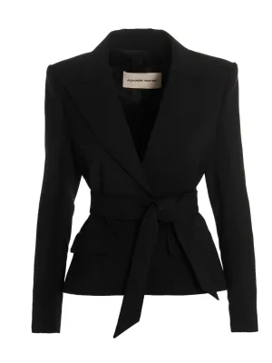 Alexandre Vauthier Belted Waist Blazer
