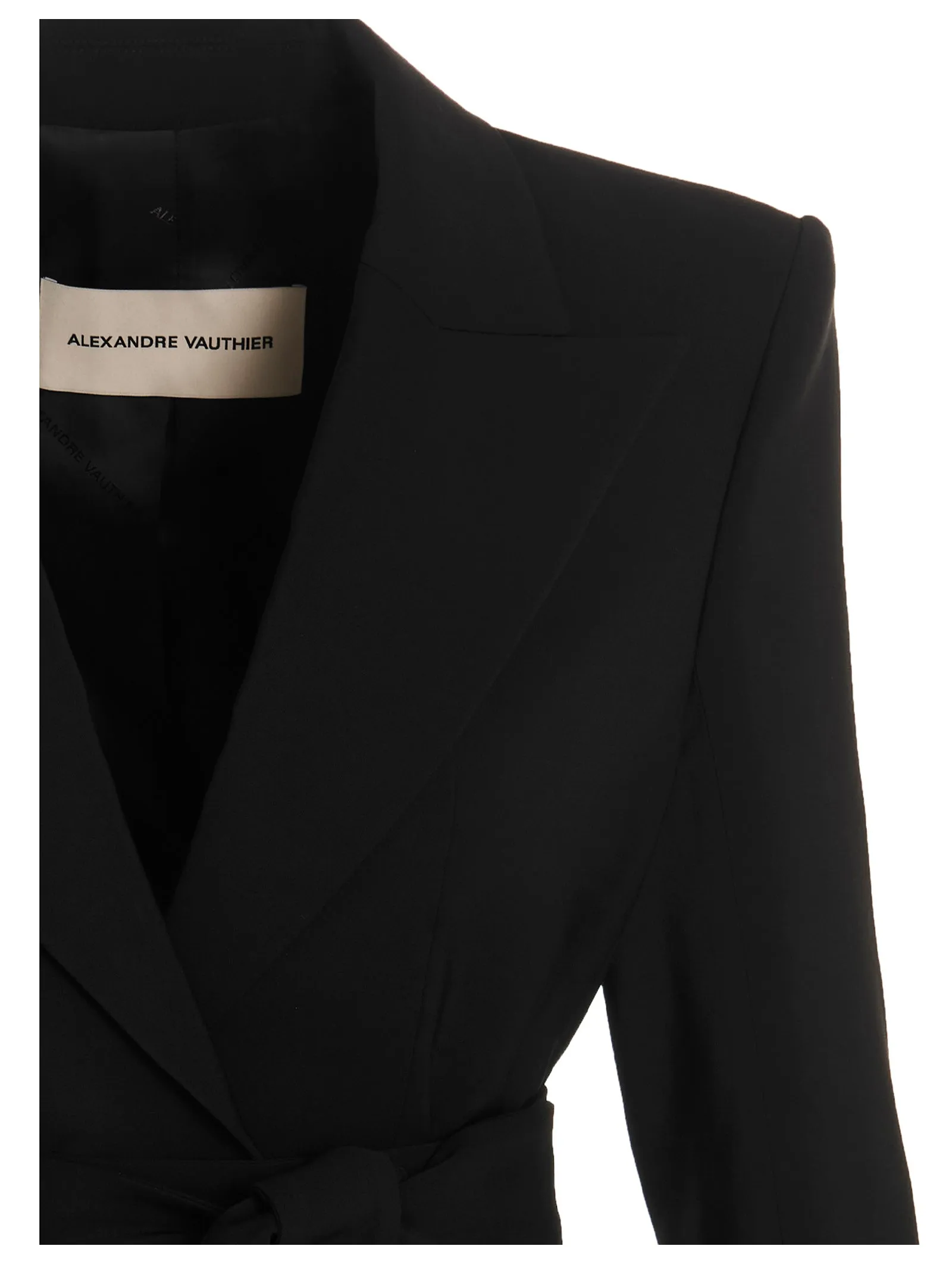 Alexandre Vauthier Belted Waist Blazer
