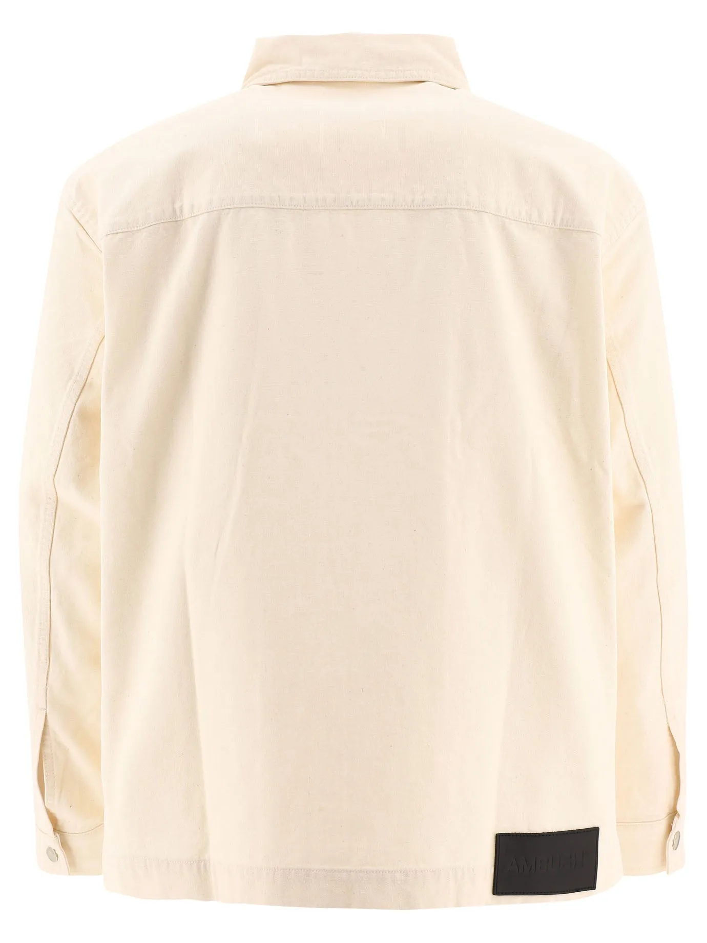 Ambush Concealed-Fastened Long-Sleeved Overshirt