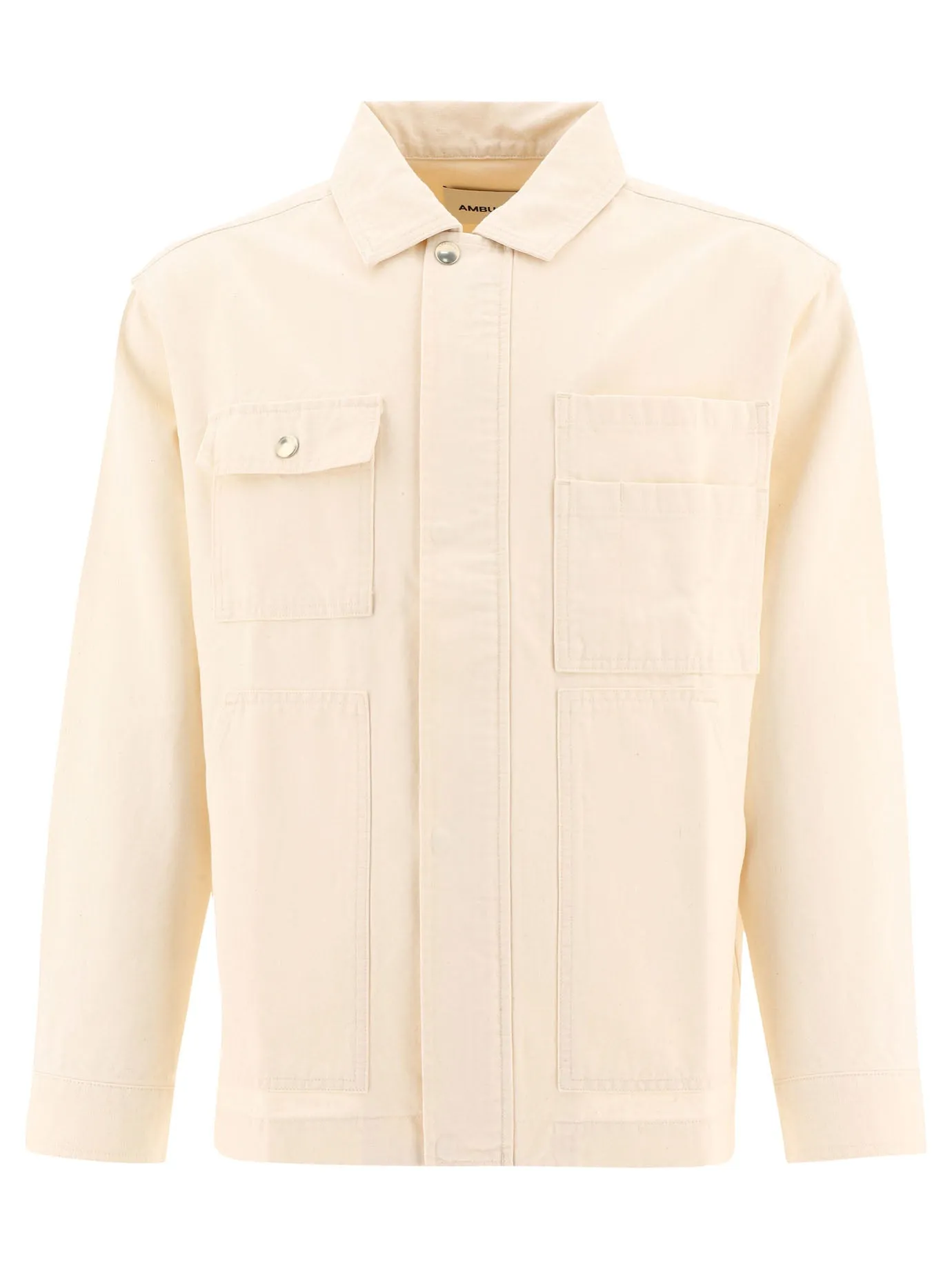 Ambush Concealed-Fastened Long-Sleeved Overshirt