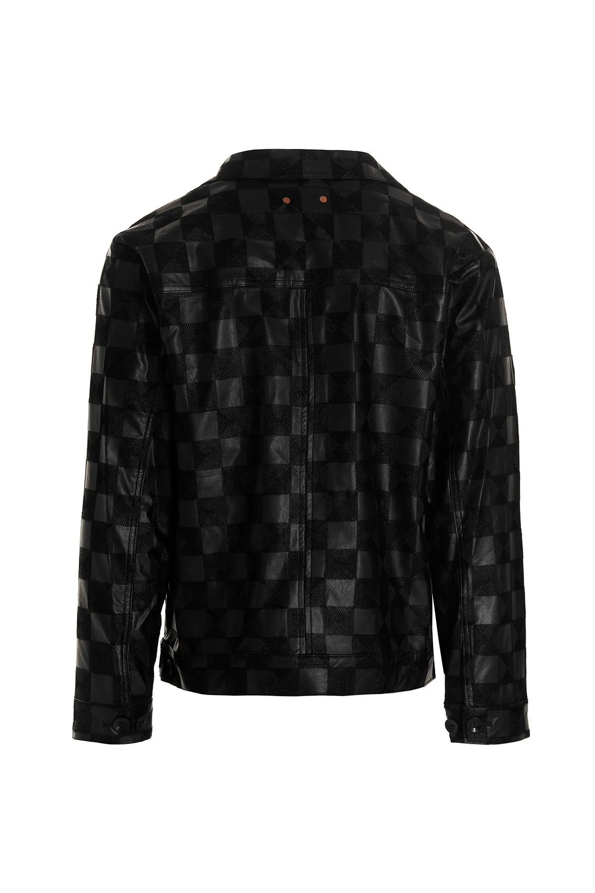 Andersson Bell Check Pattern Buttoned Jacket
