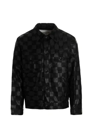 Andersson Bell Check Pattern Buttoned Jacket