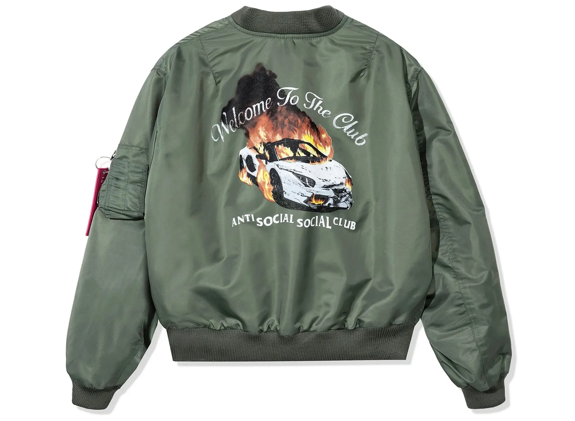 Anti Social Social Club Welcome to the Club MA-1 Jacket xld