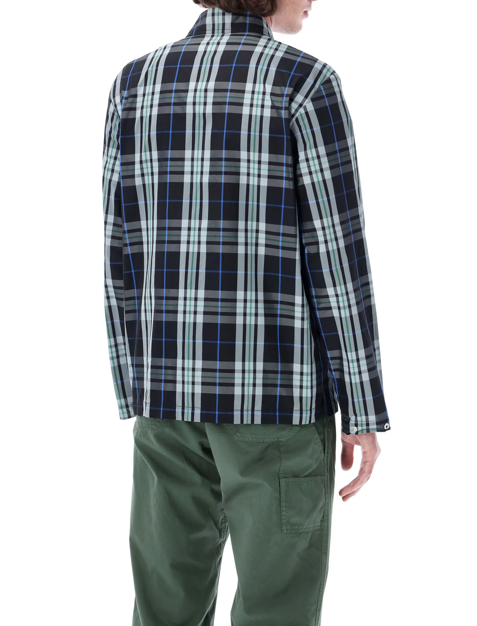 A.P.C. Checked Long-Sleeved Shirt Jacket