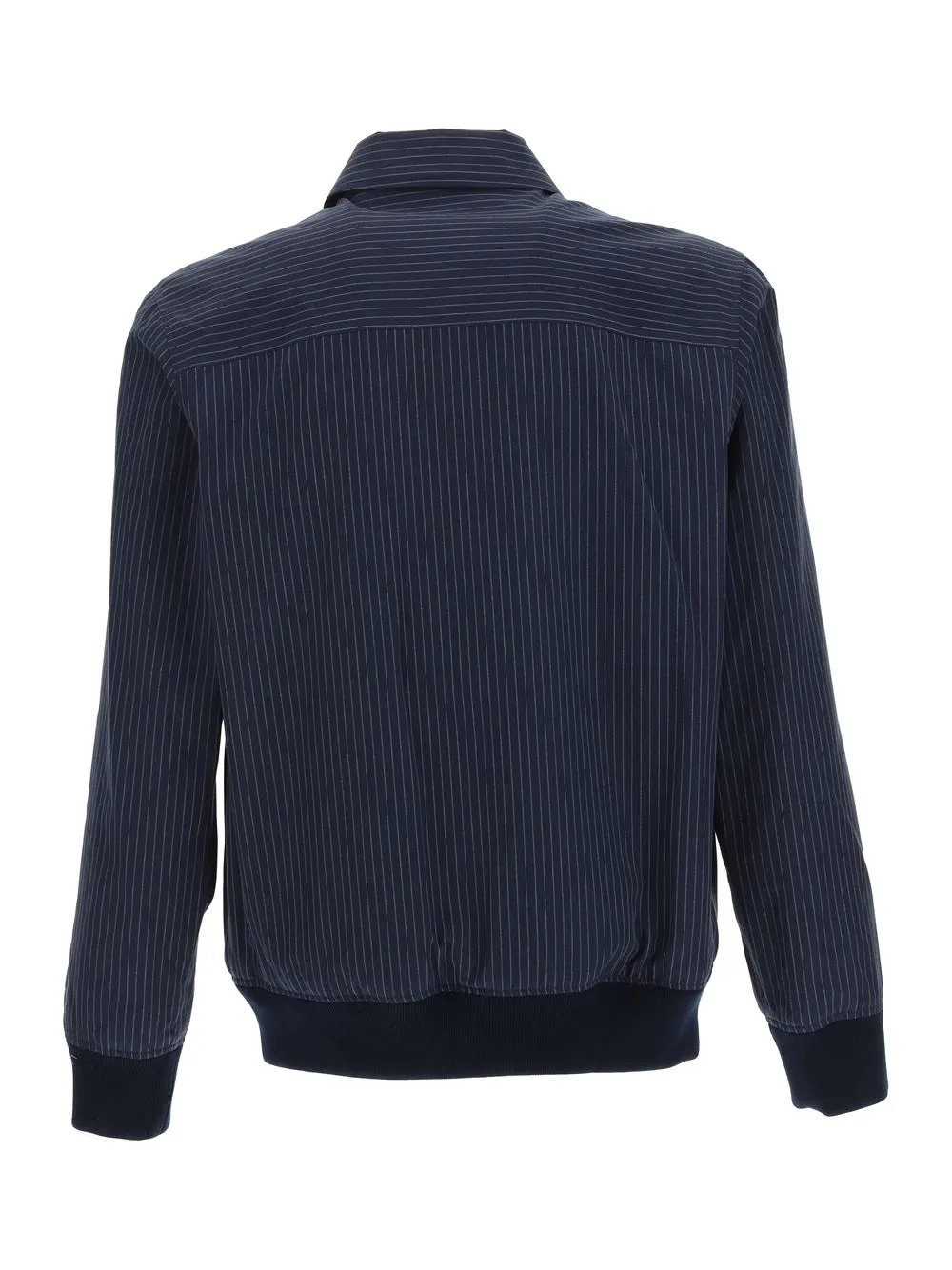 A.P.C. Pinstriped Zipped Jacket