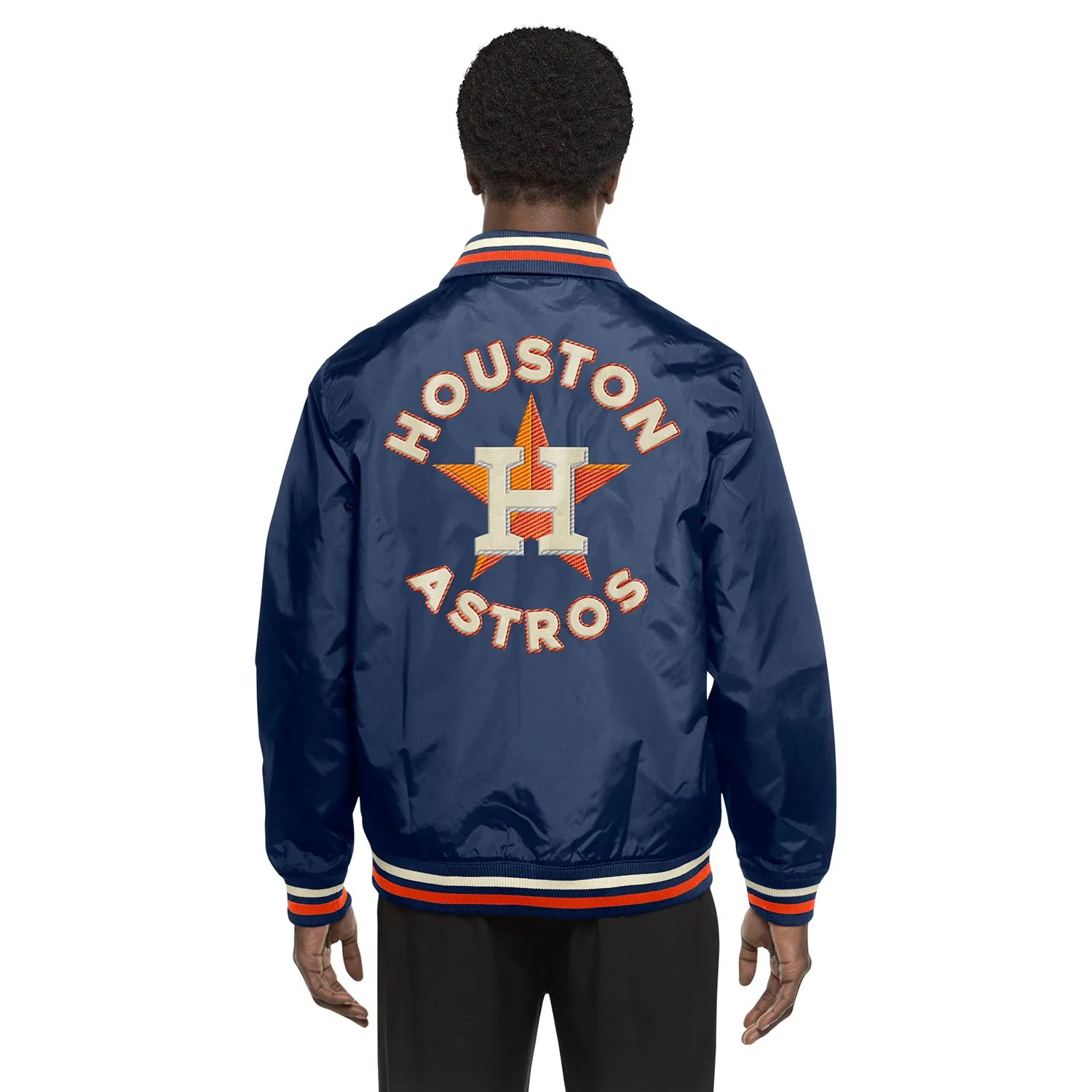 Astros Snap Front Jacket - Mens