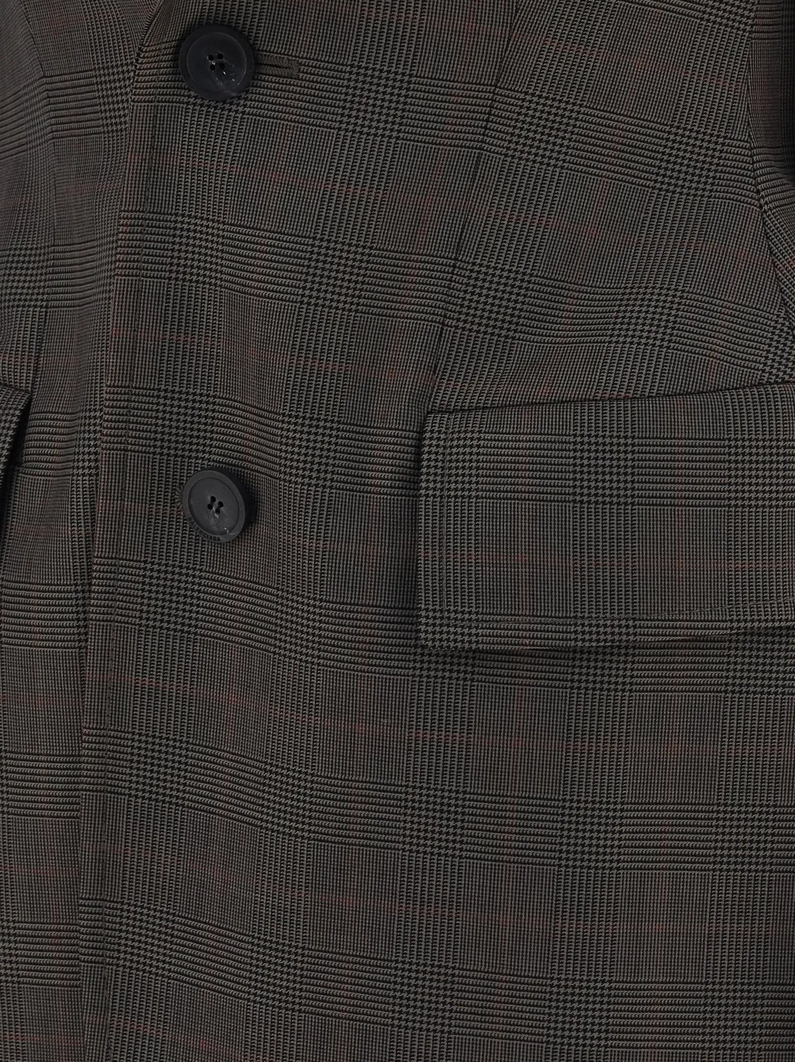 Balenciaga Checked Single-Breasted Jacket