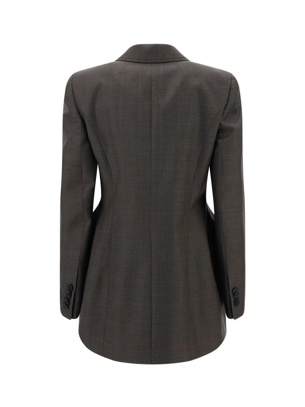 Balenciaga Checked Single-Breasted Jacket