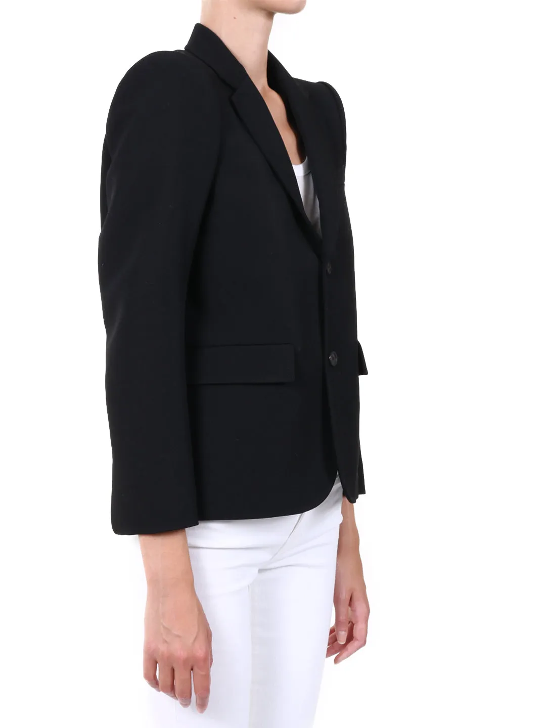 Balenciaga Curved Shoulder Blazer