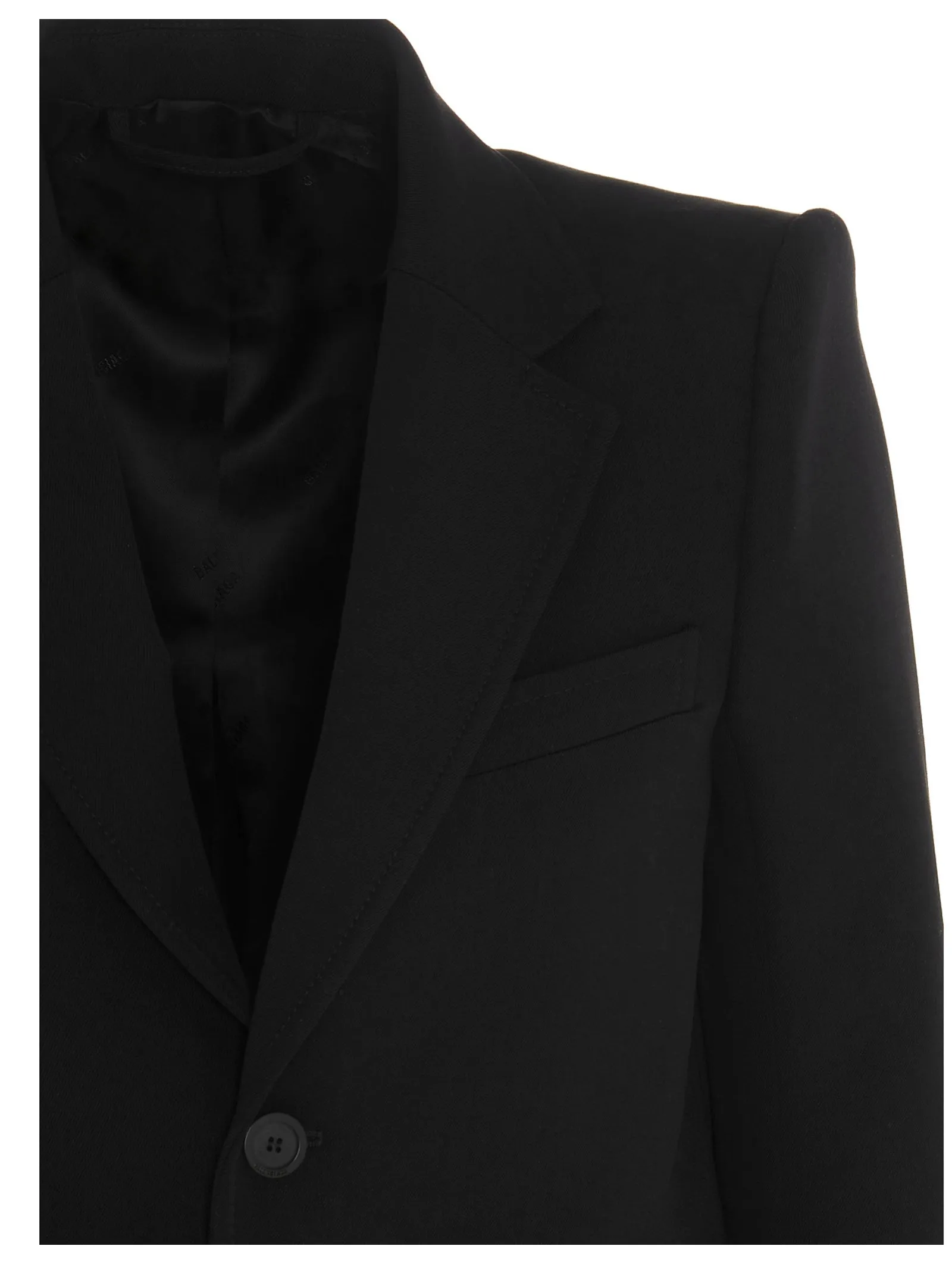 Balenciaga Curved Shoulder Blazer