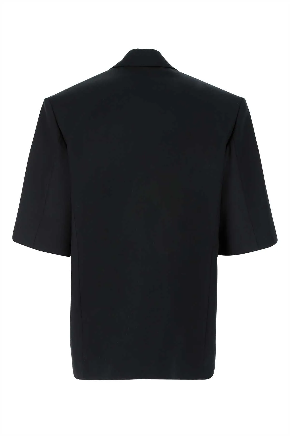 Balenciaga Short-Sleeved Single-Breasted Blazer
