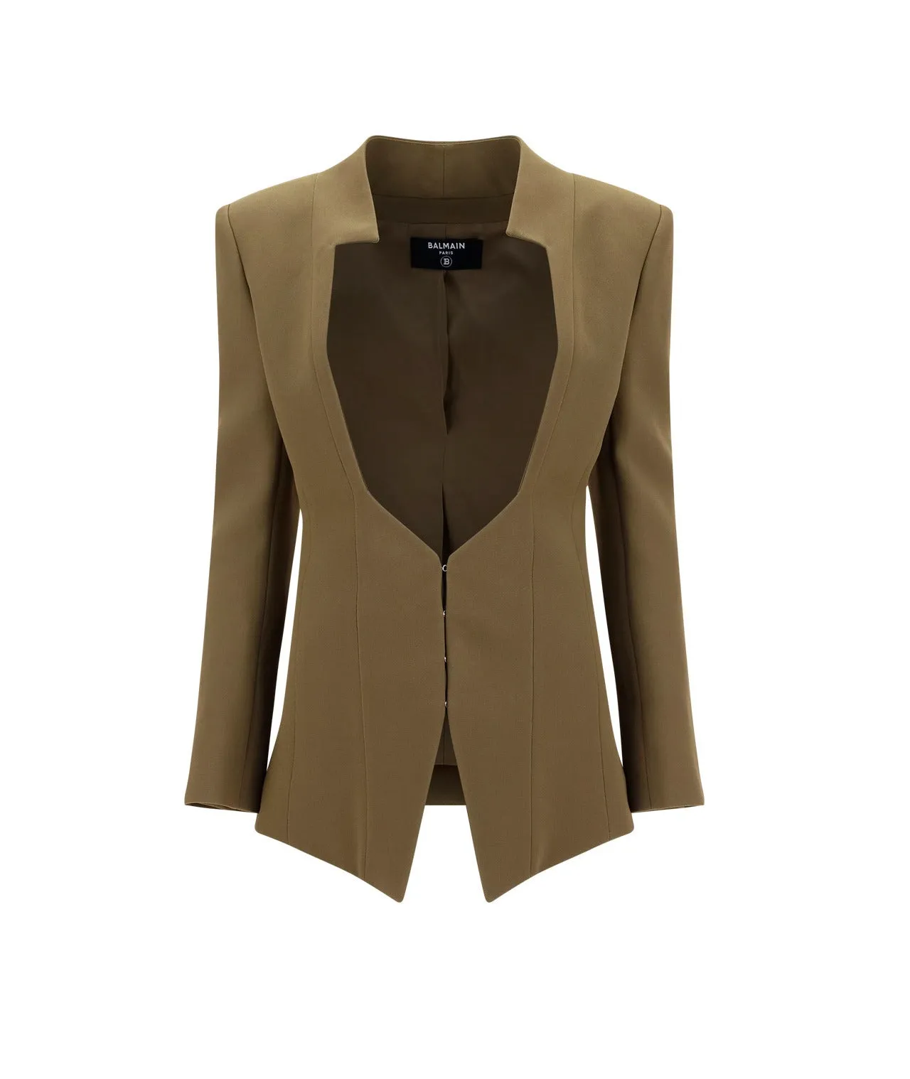 Balmain Cut-Out Tailored Blazer