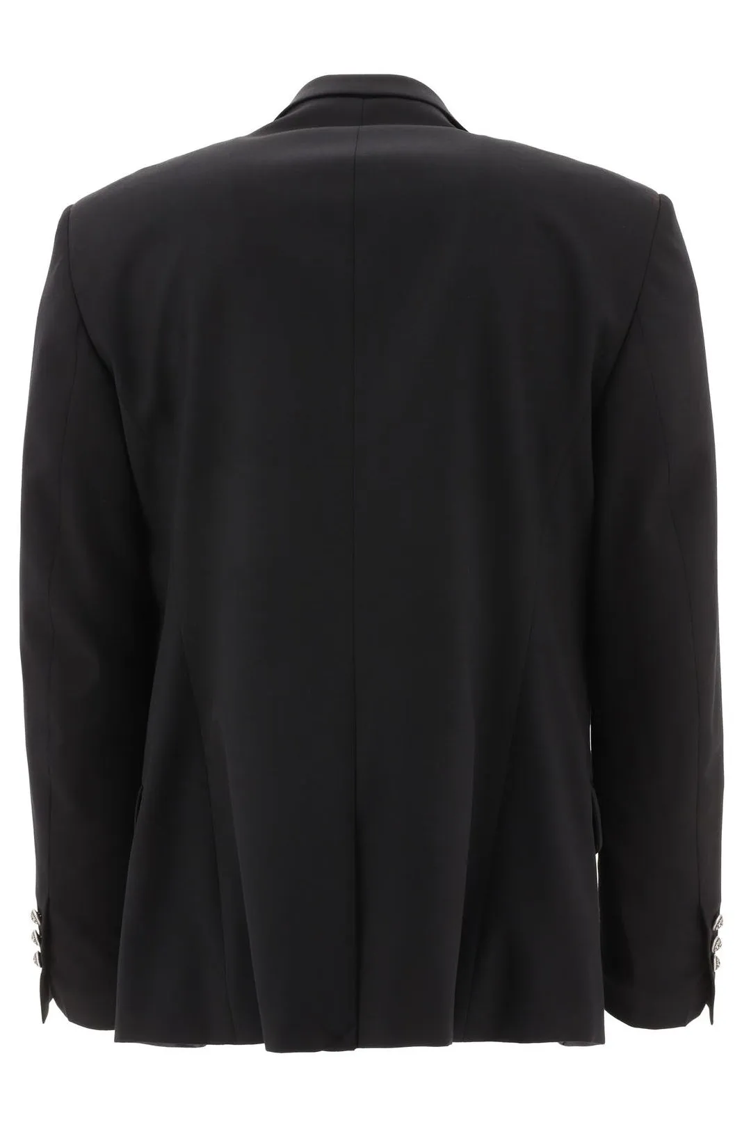 Balmain Double-Breasted Buttoned-Cuff Blazer