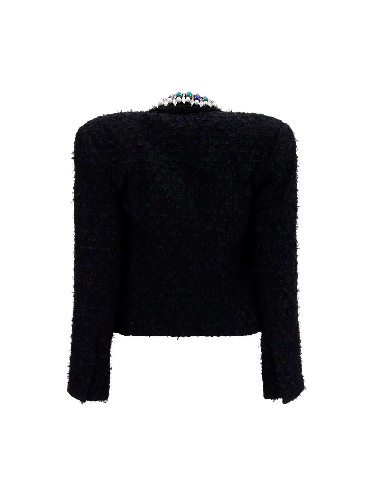 Balmain Embellished Tweed Jacket