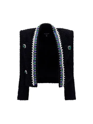 Balmain Embellished Tweed Jacket