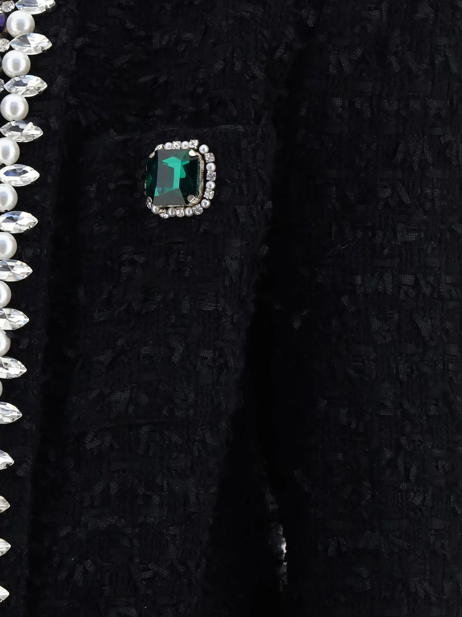 Balmain Embellished Tweed Jacket