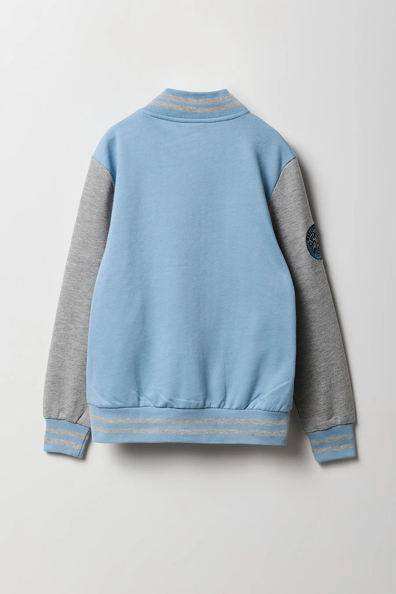 Blouson de style universitaire en molleton avec imprimé City pour enfants