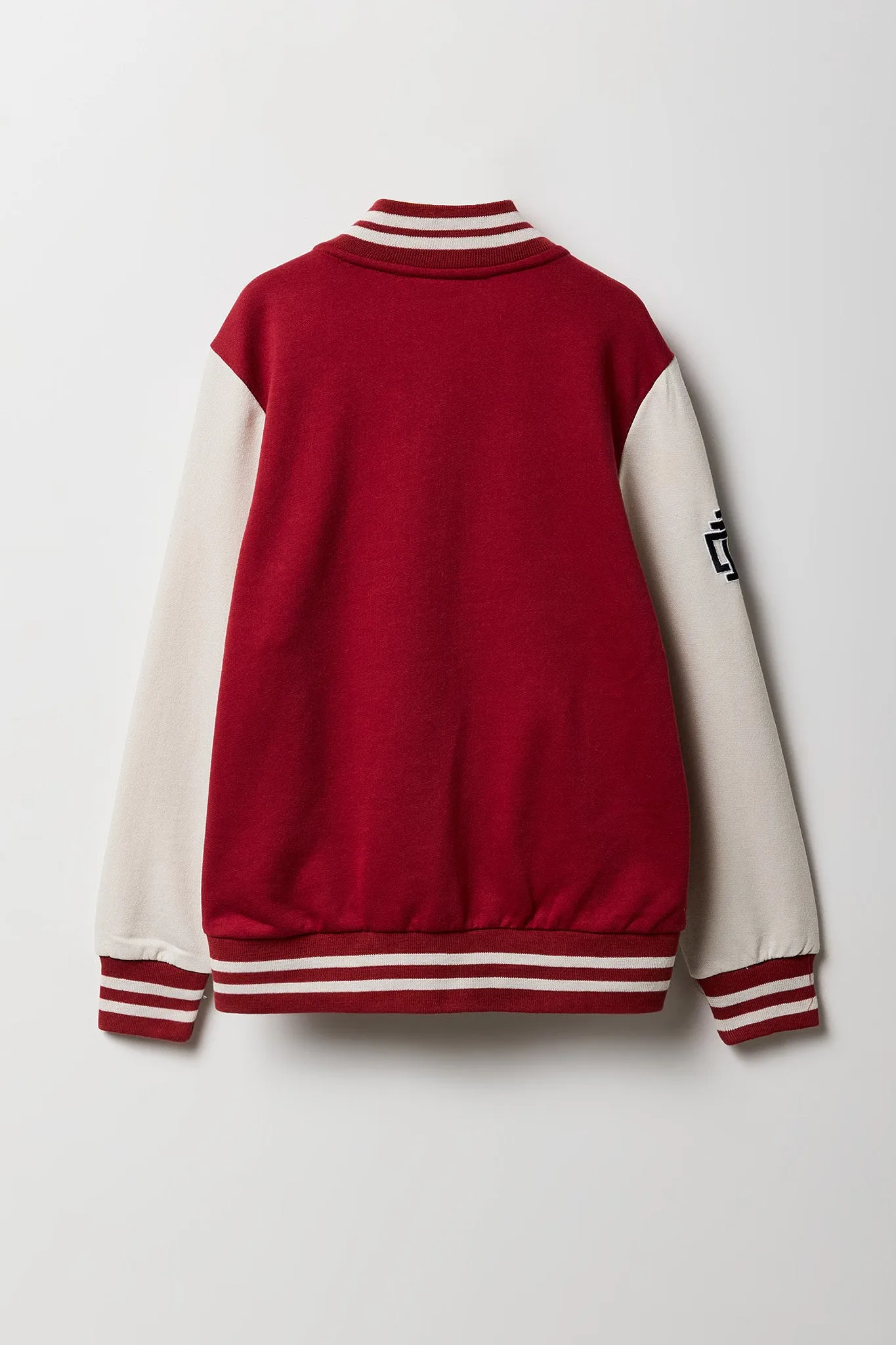 Blouson de style universitaire en molleton avec imprimé City pour enfants