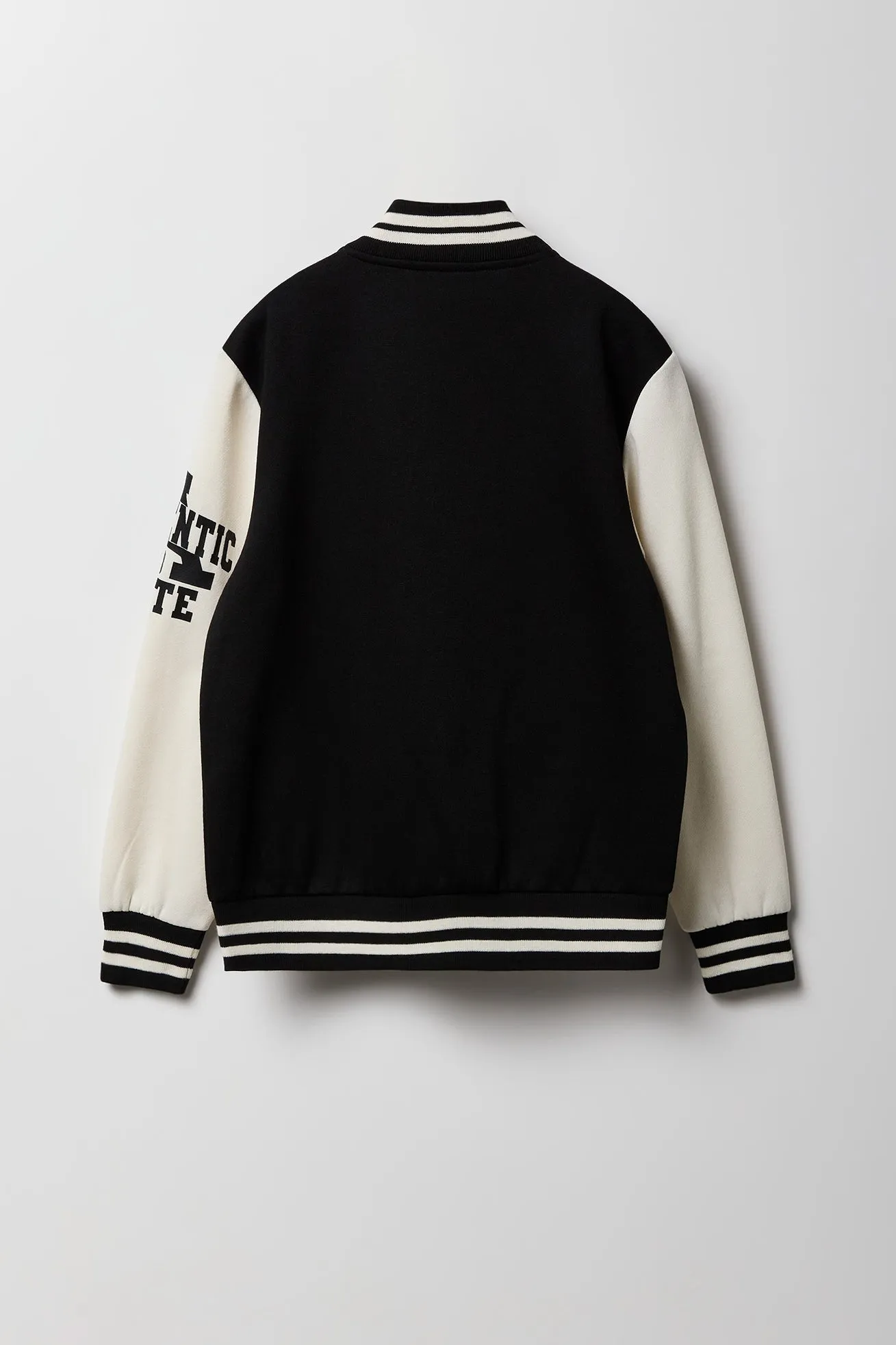 Blouson de style universitaire en molleton avec motif brodé City pour enfants