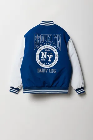 Blouson de style universitaire pour garçon