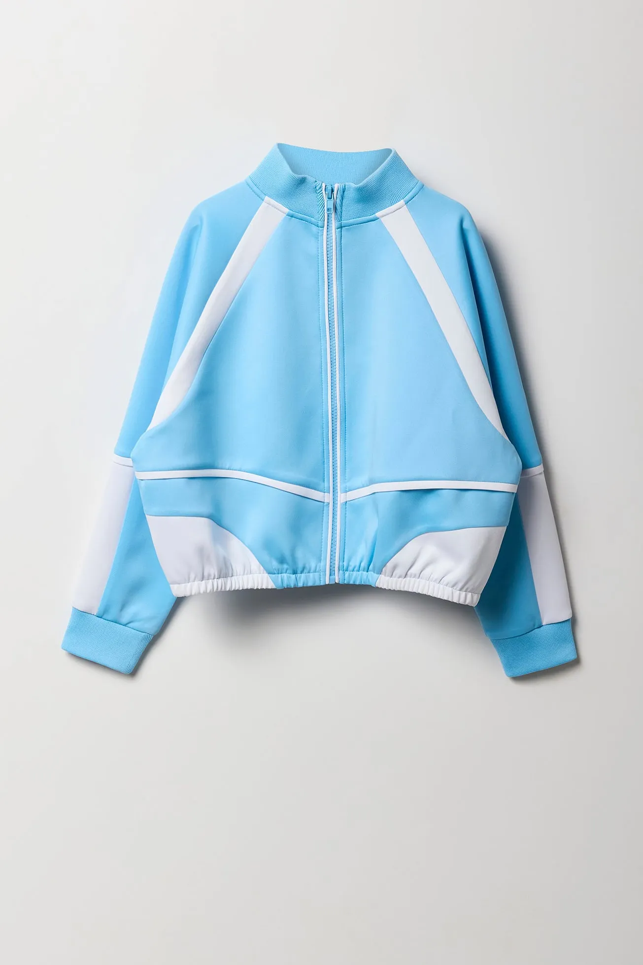 Blouson à glissière et blocs de couleurs Active pour filles