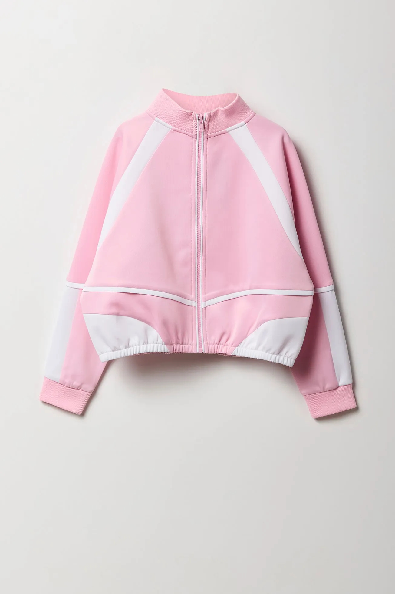 Blouson à glissière et blocs de couleurs Active pour filles