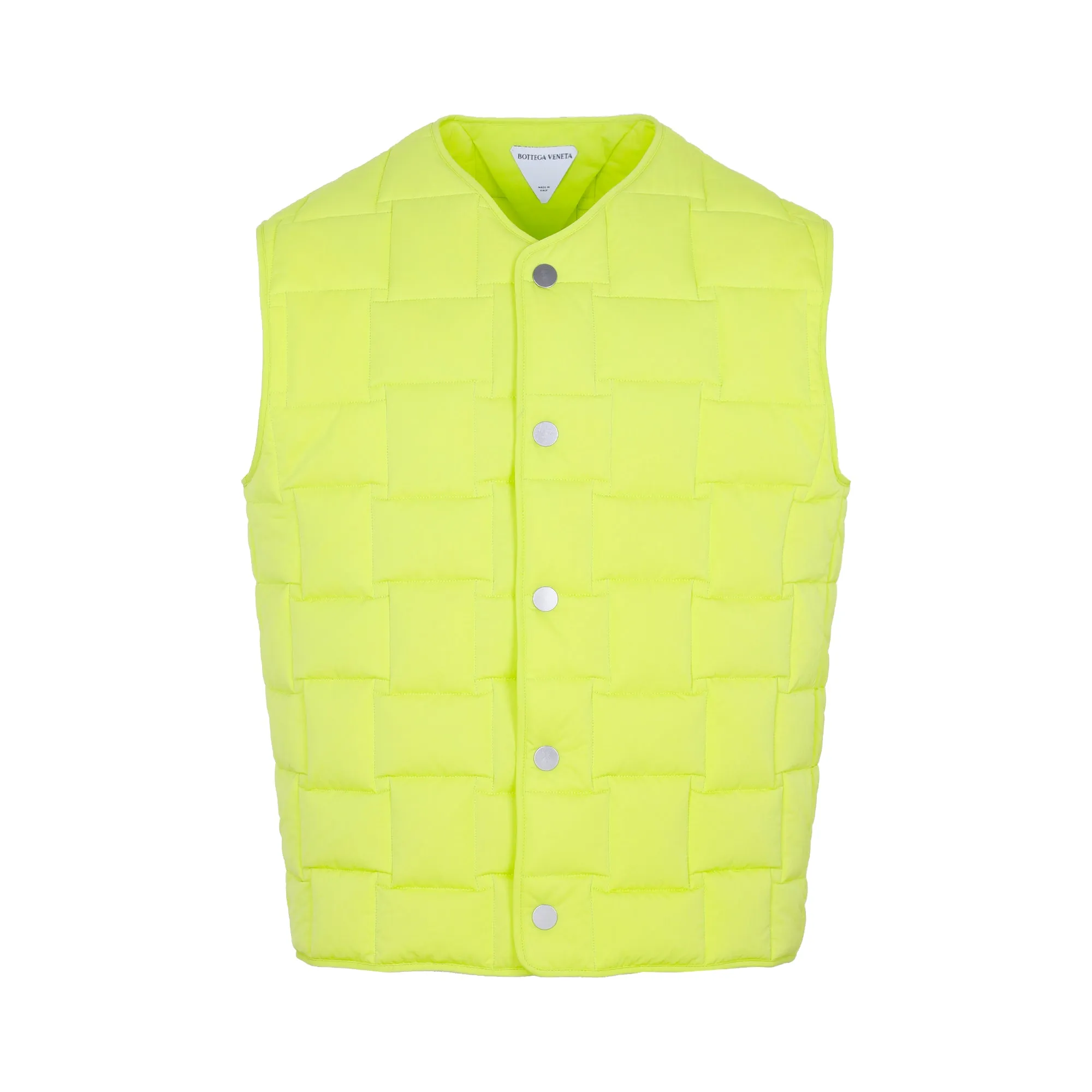 Bottega Veneta Buttoned V-Neck Padded Vest