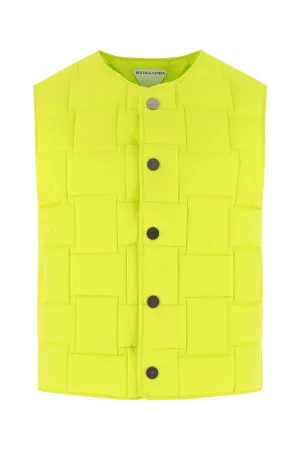 Bottega Veneta Intrecciato Patterned Padded Vest