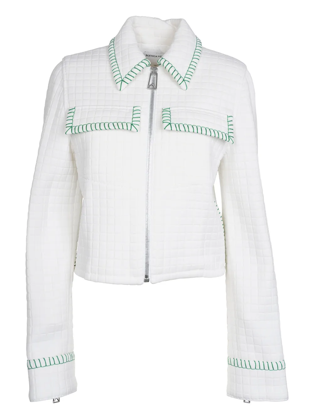 Bottega Veneta Quilted Zip-Up Jacket
