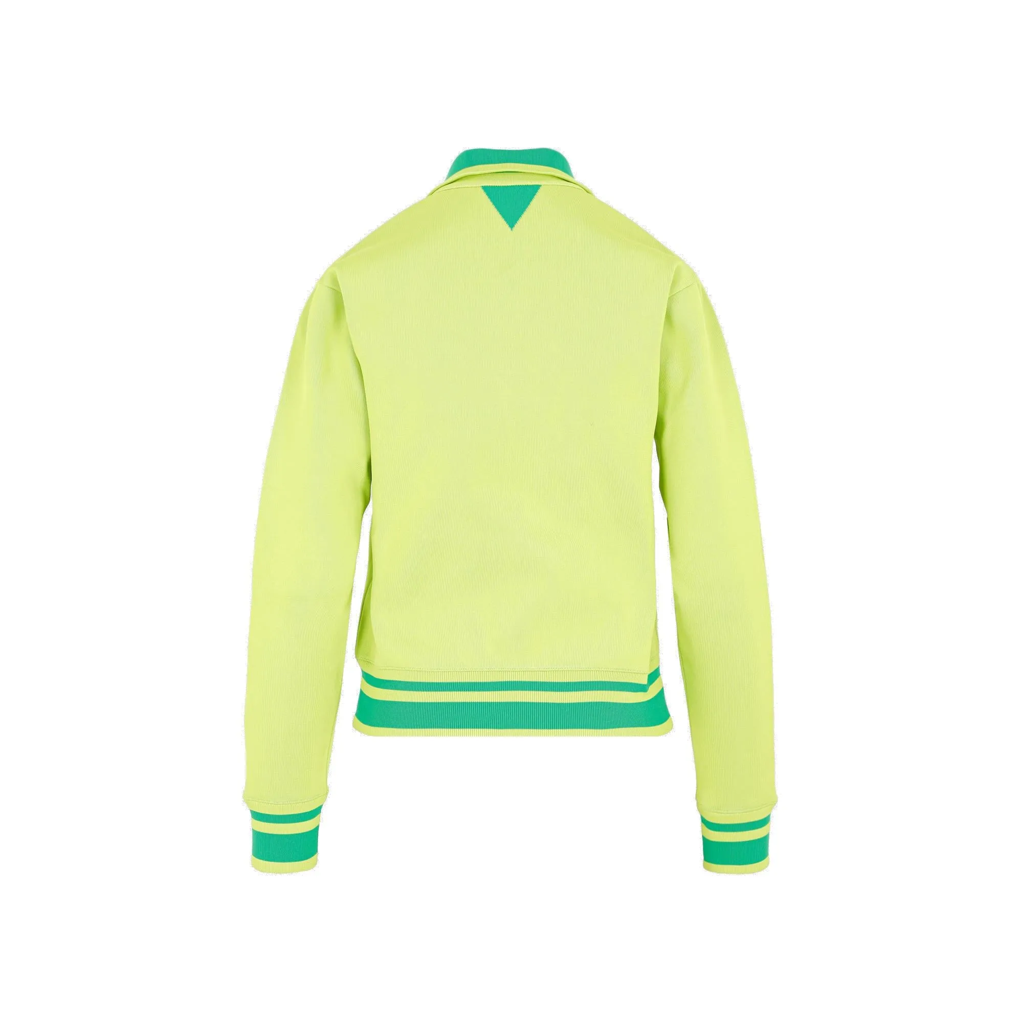 Bottega Veneta Striped Trim Long Sleeved Jacket