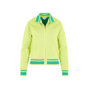 Bottega Veneta Striped Trim Long Sleeved Jacket
