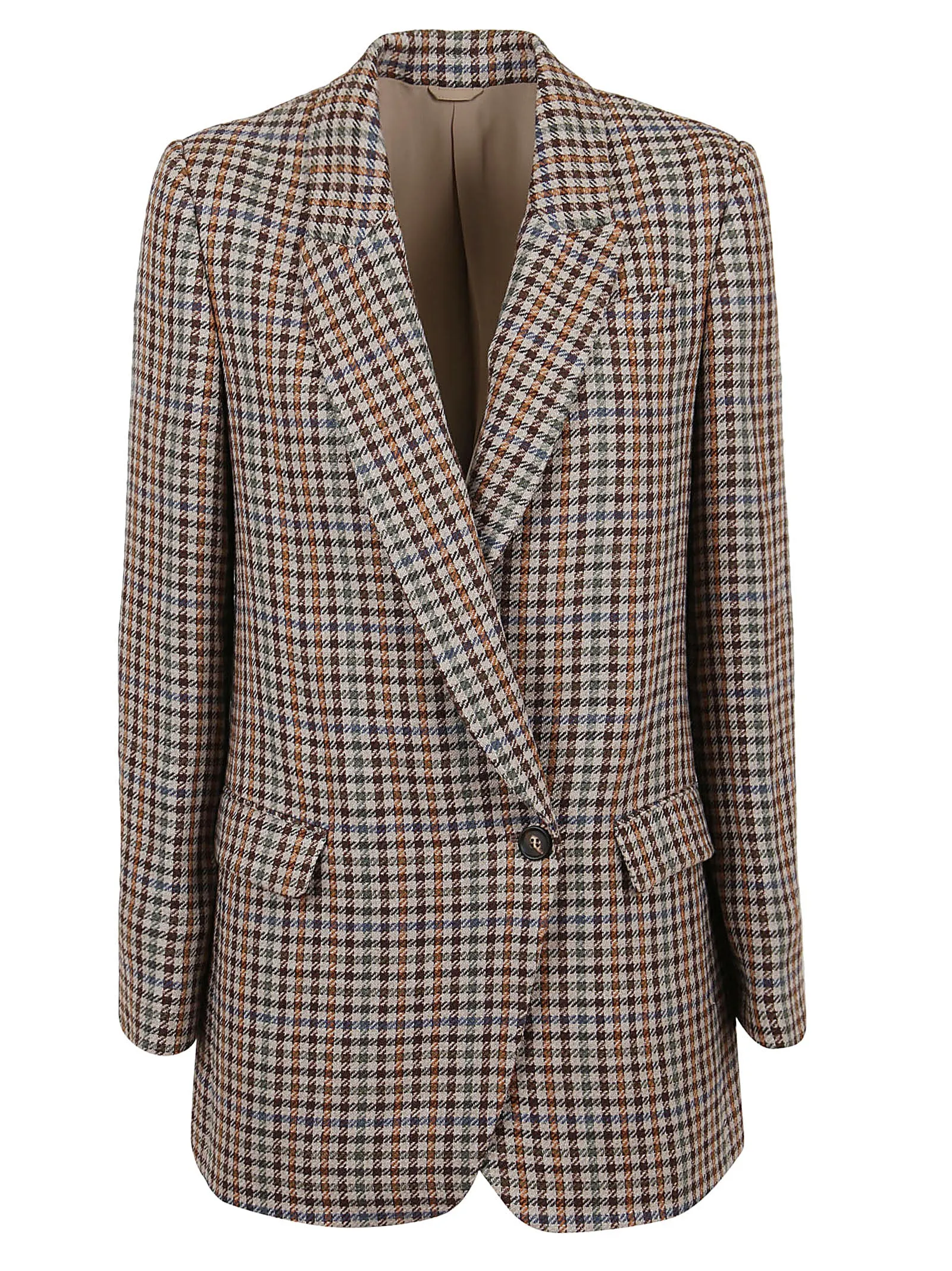 Brunello Cucinelli Houndstooth Pattern Jacket