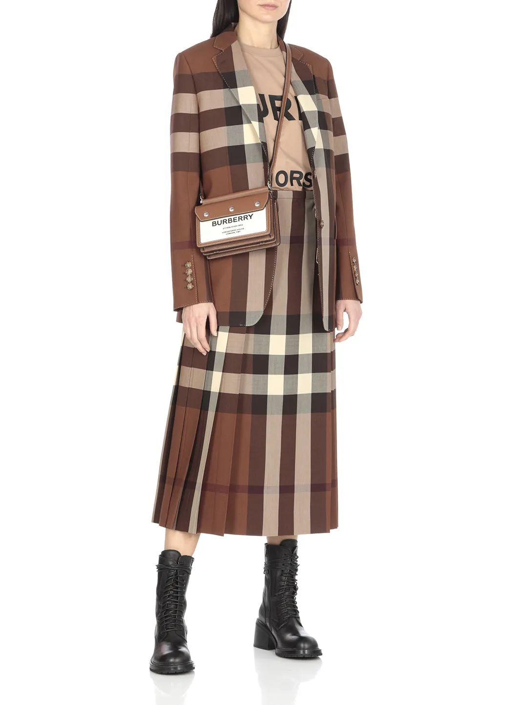 Burberry Check Tailored Jacket