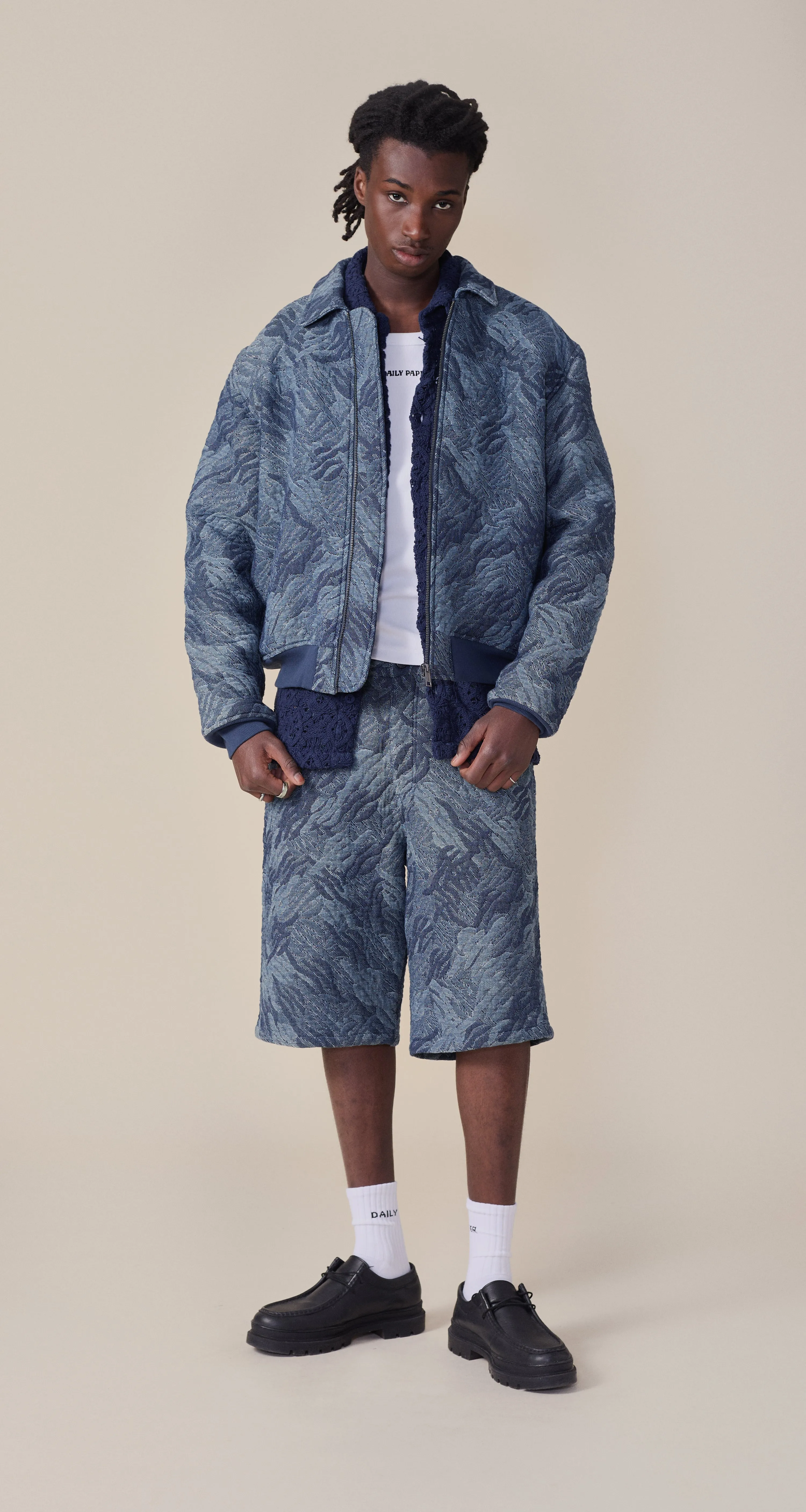 Camo Monogram Denim Bomber