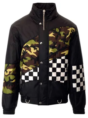 Celine Checked Camouflage Print Jacket