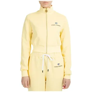 Chiara Ferragni Zipped Cropped Track Jacket