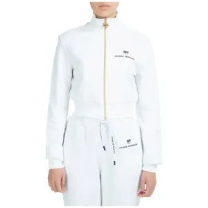 Chiara Ferragni Zipped Cropped Track Jacket