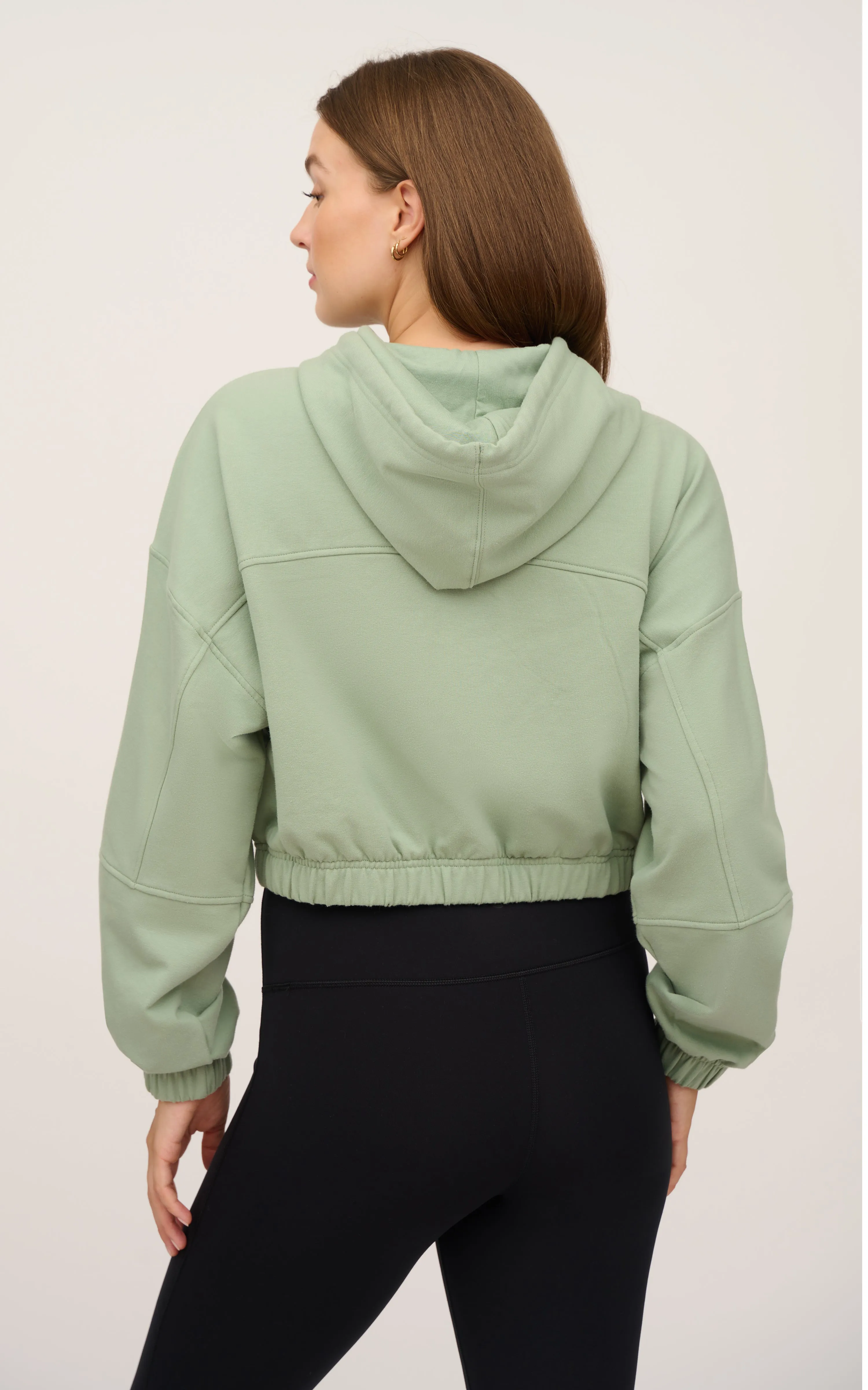 Cloud Plush Zip Front Hoodie