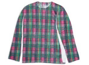 Comme des Garçons SHIRT Print Knit Sweater in Plaid xld
