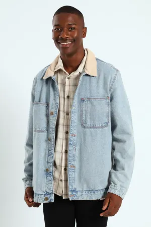 Denim Worker Jacket - Blue