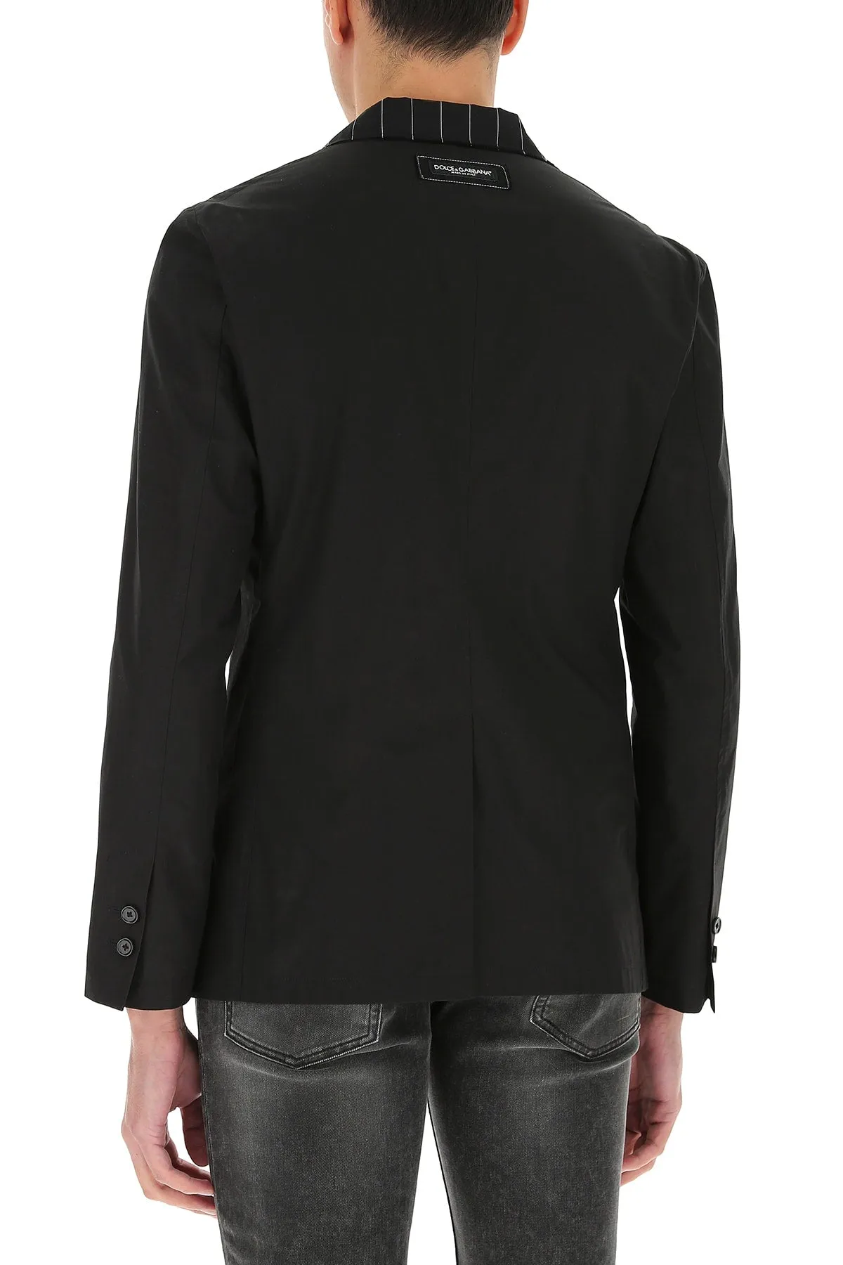 Dolce & Gabbana Pinstripe Detailed Blazer