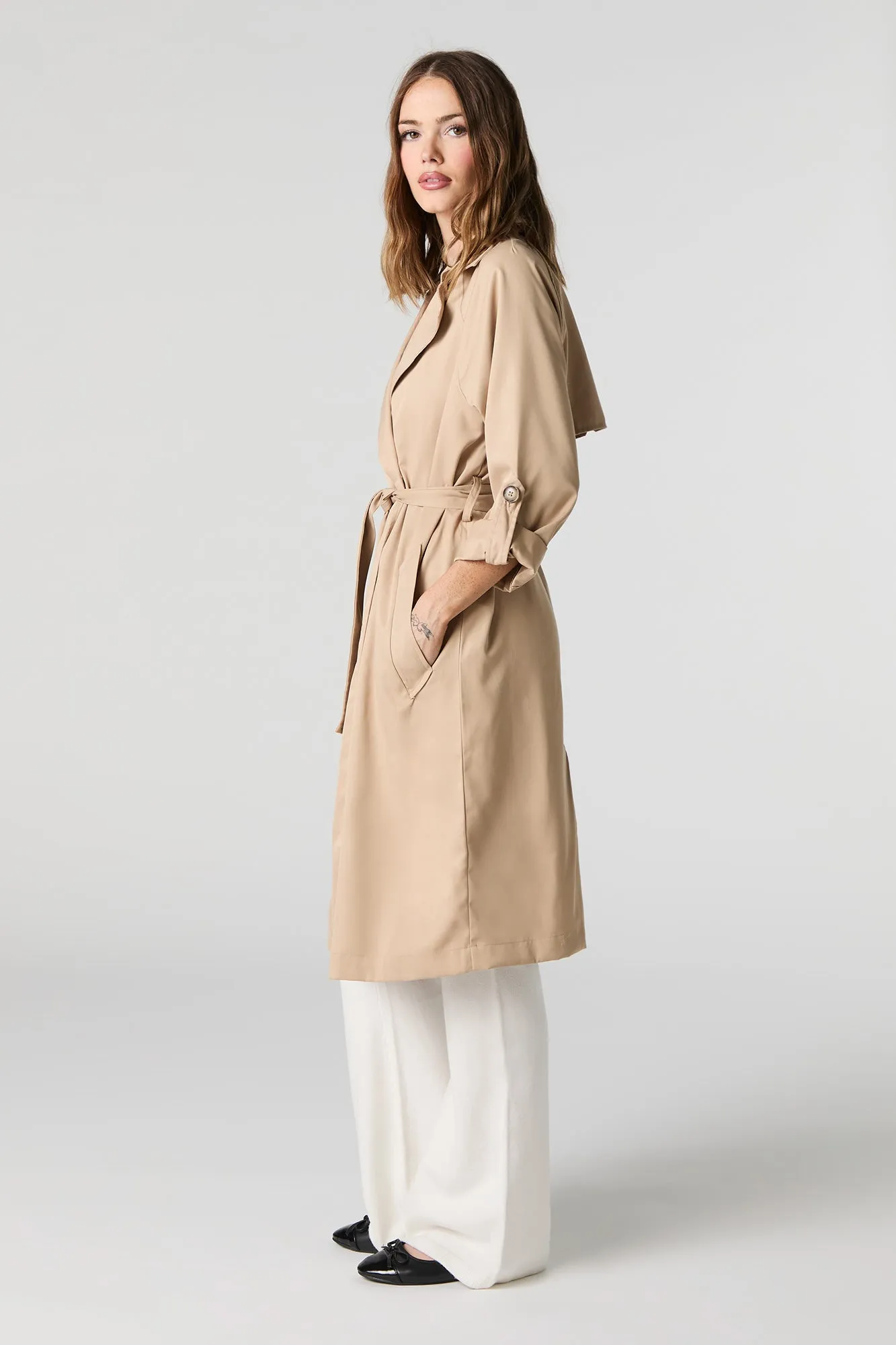 Double Breasted Trench Coat